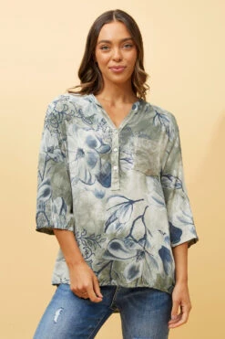 ROSETTA FLORAL SEQUIN SHIRT -Printedcarpetus 430d94adca4c88323e2480fc4996842f