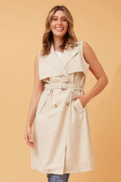 ODILE DOUBLE BREASTED VEST -Printedcarpetus 438919b72e1ebd9e8423a8edc9032e7b