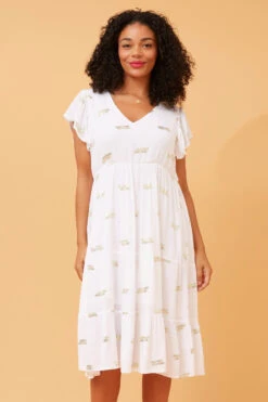 RANI SEQUIN DETAIL TIERED DRESS -Printedcarpetus 44494d117013013e261e855086b9a160