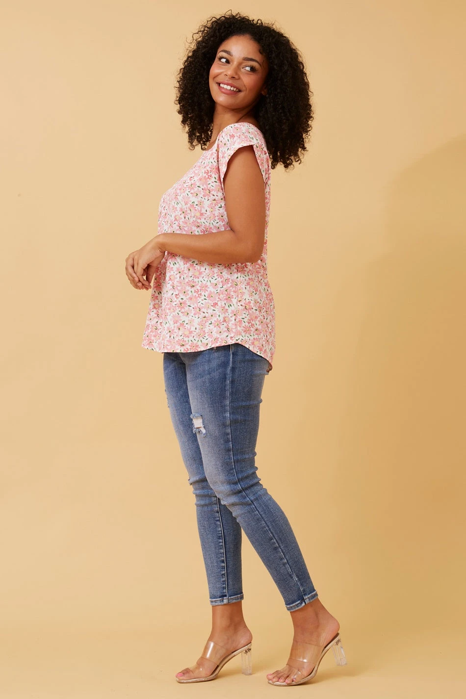 SHELLY FLORAL PRINT SHELL TOP 7 SHELLY FLORAL PRINT SHELL TOP - Image 5