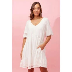 MEXICO TIERED SHORT DRESS -Printedcarpetus 4541e03c56cbcea3519a4d022b1ddf9f