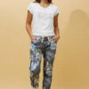 JANJA LEAF PRINT JOGGERS -Printedcarpetus 45caff2c67fd09310f5d559569bfe4de