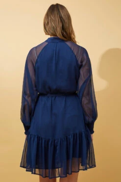 ILLARIA BUTTON FRONT SHORT DRESS -Printedcarpetus 4638a723f7e96f28883c6e7f68b8da75