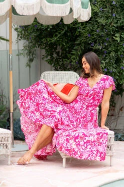 MALIBU FLORAL MAXI DRESS