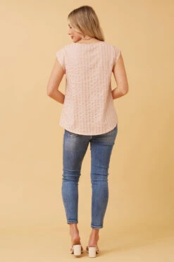 SHELLY FOIL PRINT SHELL TOP -Printedcarpetus 481f9217bc836c89edfe4f37d6f3ad4d