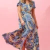 MEGAN FLORAL BOHO MAXI DRESS -Printedcarpetus 49e3e24c6c07cd32fd93850c6837da28