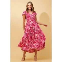 MALIBU FLORAL MAXI DRESS -Printedcarpetus 4a0220bf53ae5d833c627b0457f7828a