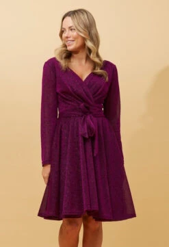 SHORT GLITTER DRESS -Printedcarpetus 4a62f94eb9694641e47df13e11202aaa