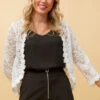 JUSTINE FLORAL SEQUIN LACE CARDIGAN -Printedcarpetus 4a8f1223b4a65131ec45d9e5d2096596