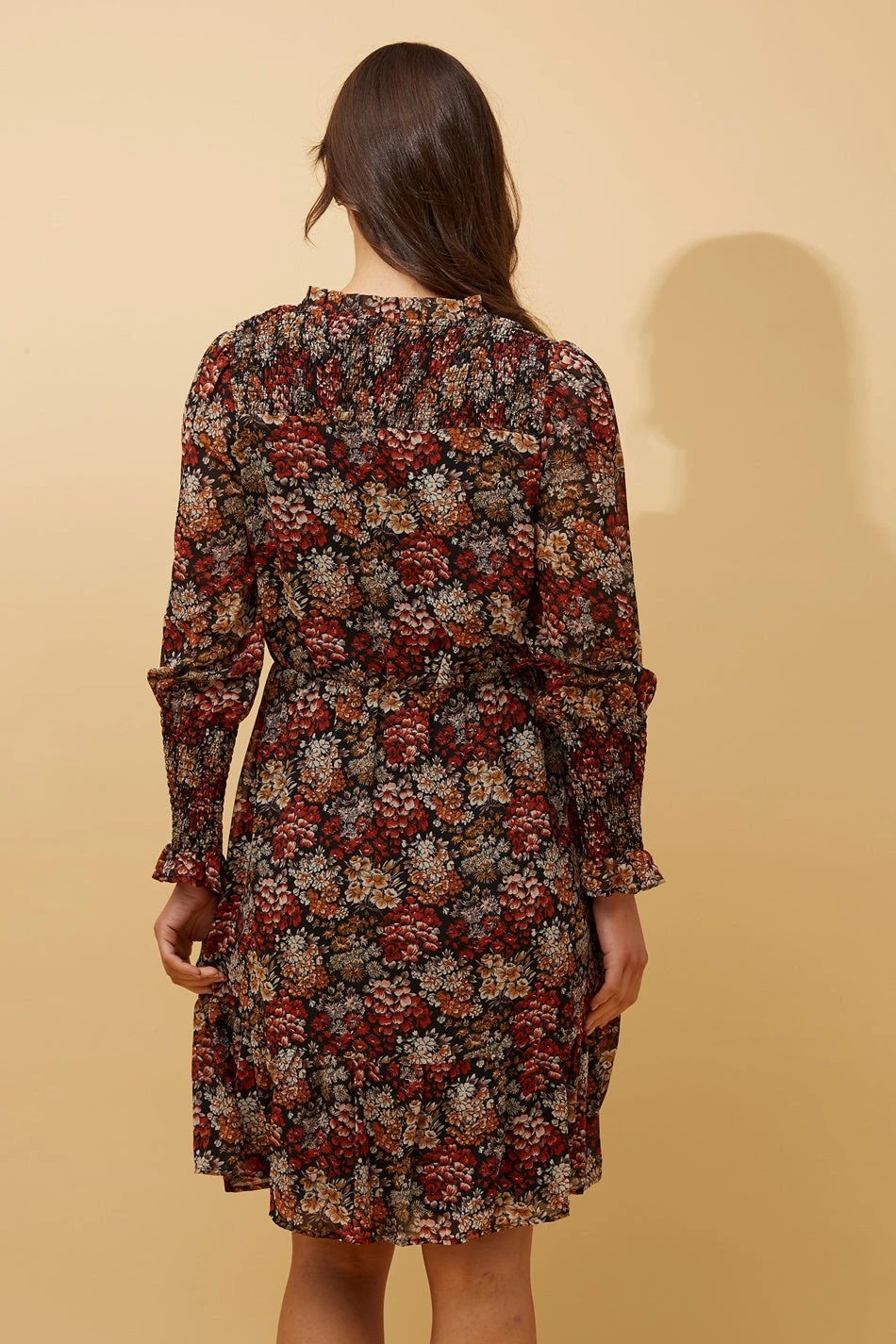 GIANNA HIGH NECK FLORAL SHORT DRESS 10 GIANNA HIGH NECK FLORAL SHORT DRESS - Image 8