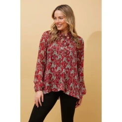 PETA PLEATED BLOUSE 19 PETA PLEATED BLOUSE -Printedcarpetus 4af67fa7a04365f423e1f3dbb4bba388