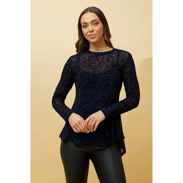 LUISA FLORAL FLOCKING TOP 10 LUISA FLORAL FLOCKING TOP - Image 8