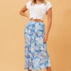 GLINDA SATIN PRINTED MIDI SKIRT -Printedcarpetus 4d9434ba87d5d722832fee063869ac62