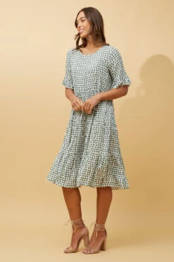 KENNA POLKA DOT MIDI DRESS -Printedcarpetus 4d94fd1d7d1f2e47dddacc0a993cf7d2