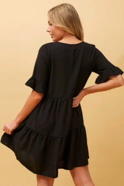 TIERED BABYDOLL DRESS -Printedcarpetus 4e32ff3a4be7925b7552c300dfc78be7