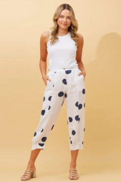 ELISSA LINEN CROP PANTS