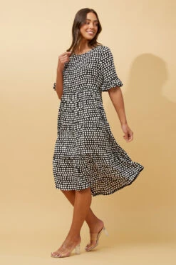 KENNA POLKA DOT MIDI DRESS -Printedcarpetus 4e66ca29022a950cfe36351037c63cbc