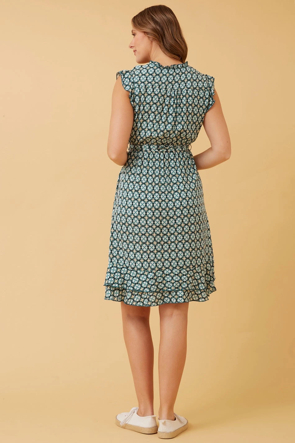 RAVINA ABSTRACT BOHO TEA DRESS 16 RAVINA ABSTRACT BOHO TEA DRESS - Image 14