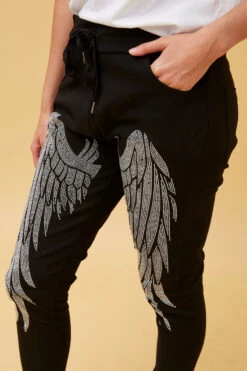 JANJA STUDDED WINGS JOGGER PANTS -Printedcarpetus 4f5e5d1ca9a3168d08bd0fc628de8094