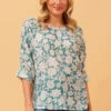 TARA FLORAL TOPtop -Printedcarpetus 4f919457a5b2a03cf9b447d21cfdd392