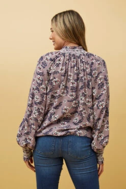 BETH FLORAL BLOUSE -Printedcarpetus 4f9940be5af38b12fe1b3415b4d76fd0