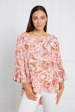 PAISLEY FLORAL FRILL TOP -Printedcarpetus 50605b36d01f0bd36e113a9f282f6b84 95aec597 2070 4aa6 a6c6 658f42be4398