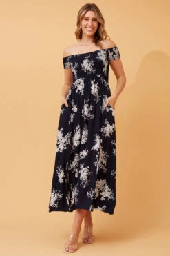 ROBIN FLORAL BARDOT MAXI DRESS -Printedcarpetus 506234b7b351e1f78ce60b0123cbd642 92eb9fb4 158b 4ff3 a654 a1fa890df078