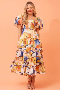 ANNETTE MULTI COLOUR MIDI DRESS -Printedcarpetus 508cbec684ec815a48f70bd8085f6f2f 8e5b829d a90c 4d12 bb50 5849383ec90f