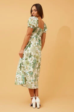 FAITH BOW FRONT MIDI DRESS -Printedcarpetus 50bcb84eff9bdba48b78491cf1f05a45