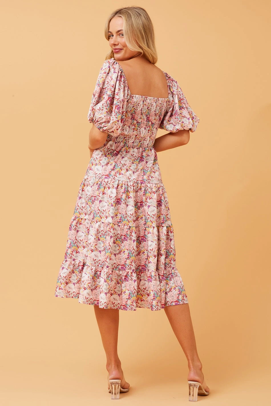 CASSANDRA FLORAL SHORT DRESS 8 CASSANDRA FLORAL SHORT DRESS - Image 6