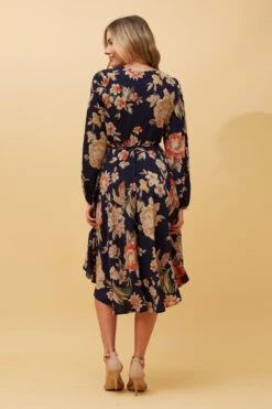 WILLOW FLORAL WRAP DRESS -Printedcarpetus 51602906d4f7f7c164eeac9c08ff90a5