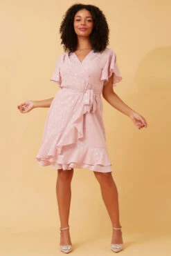 JOYCE GOLD FOIL PRINT DRESS -Printedcarpetus 519dc85dddfeac5d295911bf7ec5de43