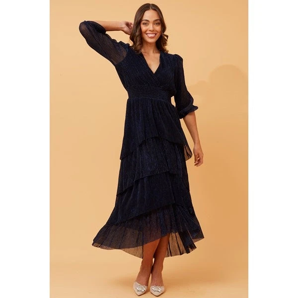 WILLAMINA GLITTER TIERED MAXI DRESS 11 WILLAMINA GLITTER TIERED MAXI DRESS - Image 9