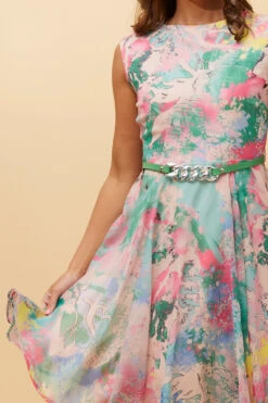 SANTOS FIT AND FLARE DRESS -Printedcarpetus 51bd2b419db53ec7d12ef9ac230b32f6