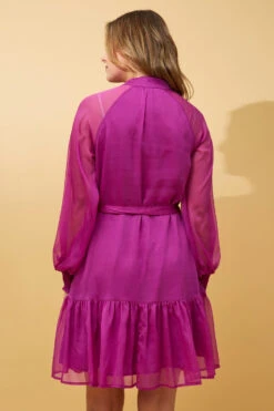 ILLARIA BUTTON FRONT SHORT DRESS -Printedcarpetus 51ea5c4898cc27fc0e150769f30cb6aa