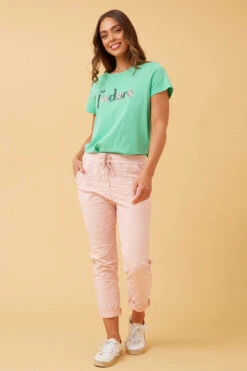 JANJA SOLID PRINT JOGGERS -Printedcarpetus 520ad69b5bdb6d9acd4c1e05b8da0c04