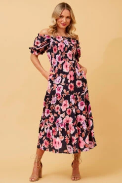 MAUDE FLORAL MIDI DRESS 11 MAUDE FLORAL MIDI DRESS -Printedcarpetus 523c663df3b3befbeaa386e5b26a5d2b