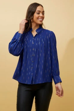 GEMINI FOIL PRINT SHIRT -Printedcarpetus 53e77b4b7a7dc0ac009d14d05a043e04