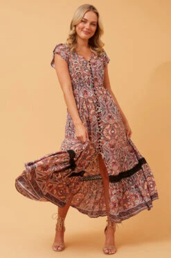 MOROCCO PAISLEY BOHO MAXI DRESS -Printedcarpetus 54f7eb6a754a817ca60095266b3e77f2 65a989d1 9e5d 455f b923 7802882c70c4