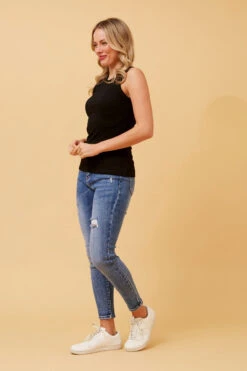 ROSEMARY RIBBED SINGLET -Printedcarpetus 555eb99f6b2f62f3402be9550bac5568