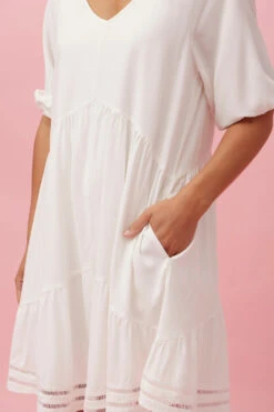 MEXICO TIERED SHORT DRESS -Printedcarpetus 586763e0ddbb5a0a04e6459707d46b87