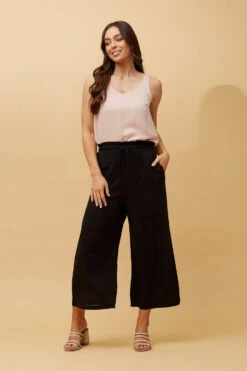 ROBERTA PAPERBAG LINEN PANTS 25 ROBERTA PAPERBAG LINEN PANTS -Printedcarpetus 593abb31aff036cbde999a1a0217e7db