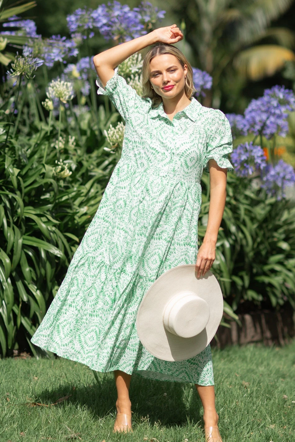 GRACIELA TIERED MIDI DRESS 3 GRACIELA TIERED MIDI DRESS