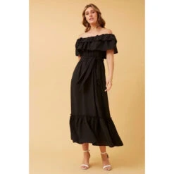 MAXINE OFF SHOULDER MAXI DRESS -Printedcarpetus 59b995eba024460aaa046ea15b5d19cc