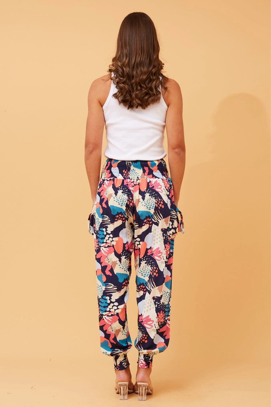 ABSTRACT PRINT HAREM PANTS 8 ABSTRACT PRINT HAREM PANTS - Image 6