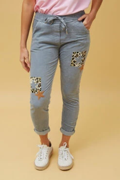 CARRISA PATCHWORK PRINT JOGGER PANTS -Printedcarpetus 5a61e08dde465a3fd7eaf29942c5be58