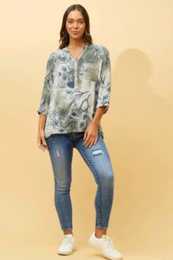 ROSETTA FLORAL SEQUIN SHIRT -Printedcarpetus 5b7563d420a84960bb61a6a8d4e7965f