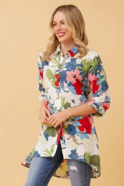 FINCH FLORAL SHIRT -Printedcarpetus 5b9f0035b313e1e30f49df57a2cb4e7b