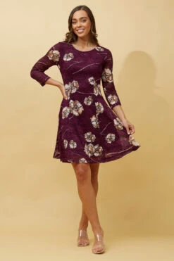 CAMILA FLORAL LACE SHORT DRESS