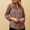 SPICY ANIMAL PRINT BLOUSE -Printedcarpetus 5db1e2cf6bf6cf79577c2ed1ebe774cf